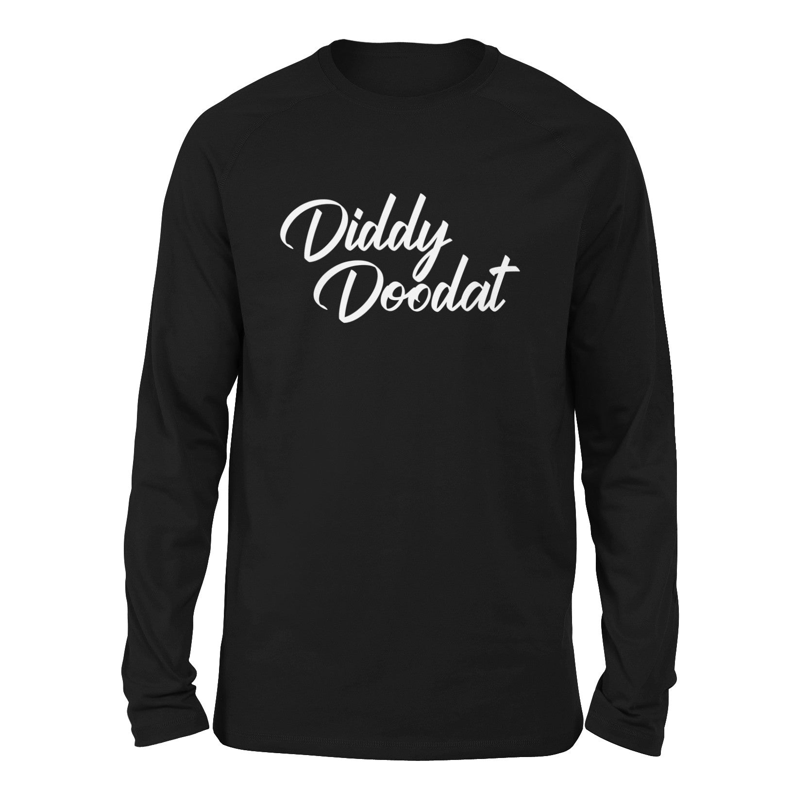 Diddy Doodat Men/Unisex Drop Shoulder Sweatshirt in Black color