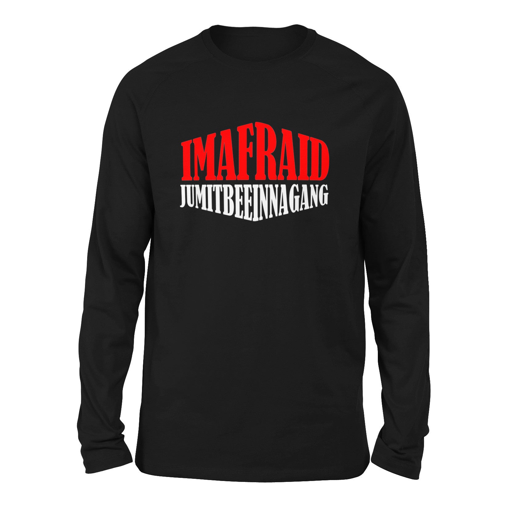 Imafraid Jumitbeeinnagang Men/Unisex Drop Shoulder Sweatshirt in Black color