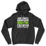 Some People Just Need A High-Five In The Face With A Chair Hoodie in Black color