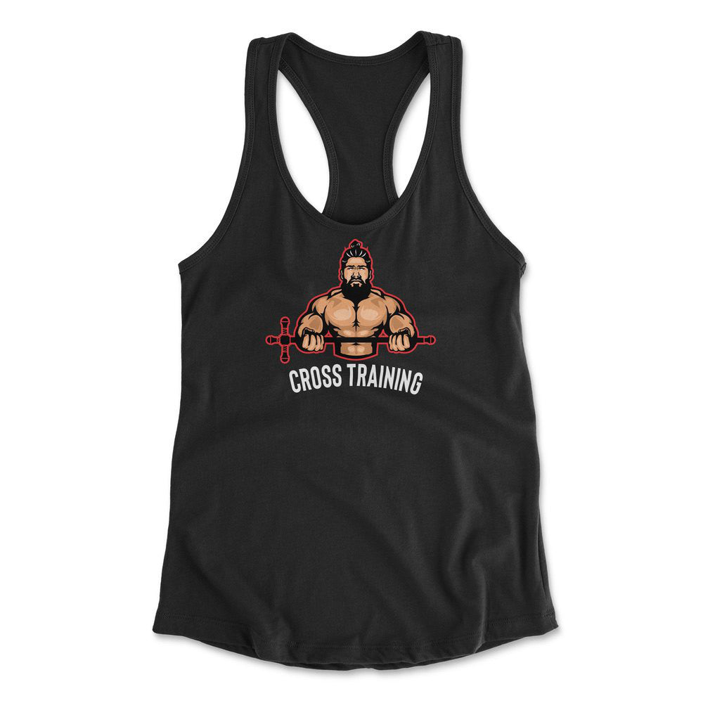 Cross Training Womens Racerback Tank in Black color