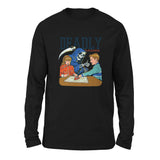 Deadly Games Men/Unisex Drop Shoulder Sweatshirt in Black color