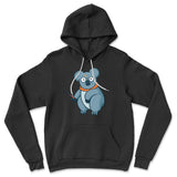 Koala Potter Hoodie in Black color