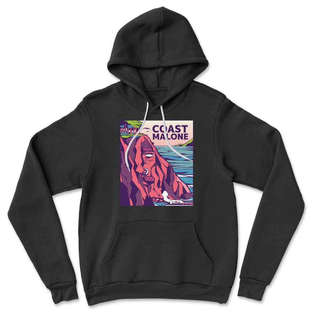 Coast Malone Hoodie in Black color