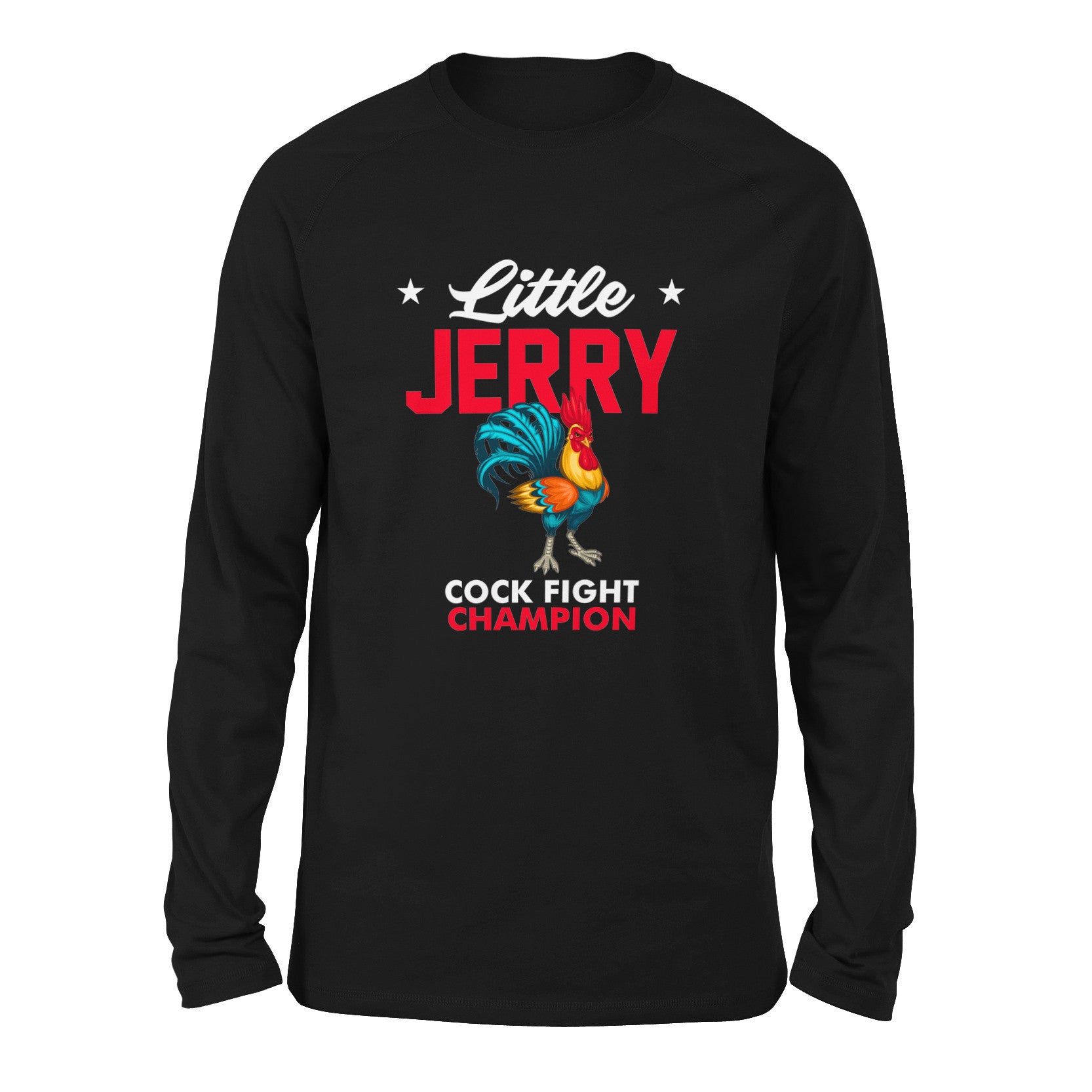 Little Jerry Men/Unisex Drop Shoulder Sweatshirt in Black color