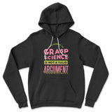 Not A Valid Argument Hoodie in Black color