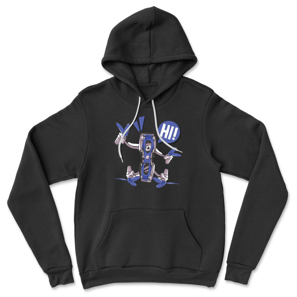 Quadcopter Robot Hoodie in Black color
