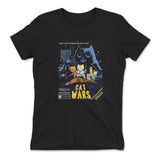 Cat Wars - May The Cat Mint Be With You Womens T-Shirt in Black color
