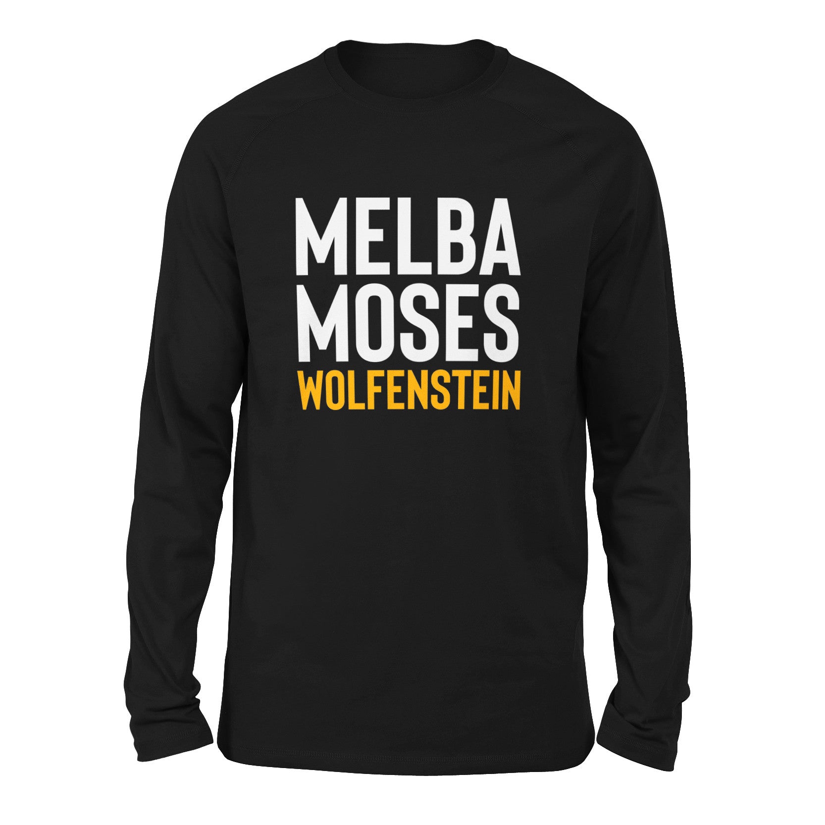 Melba Moses Wolfenstein Men/Unisex Drop Shoulder Sweatshirt in Black color