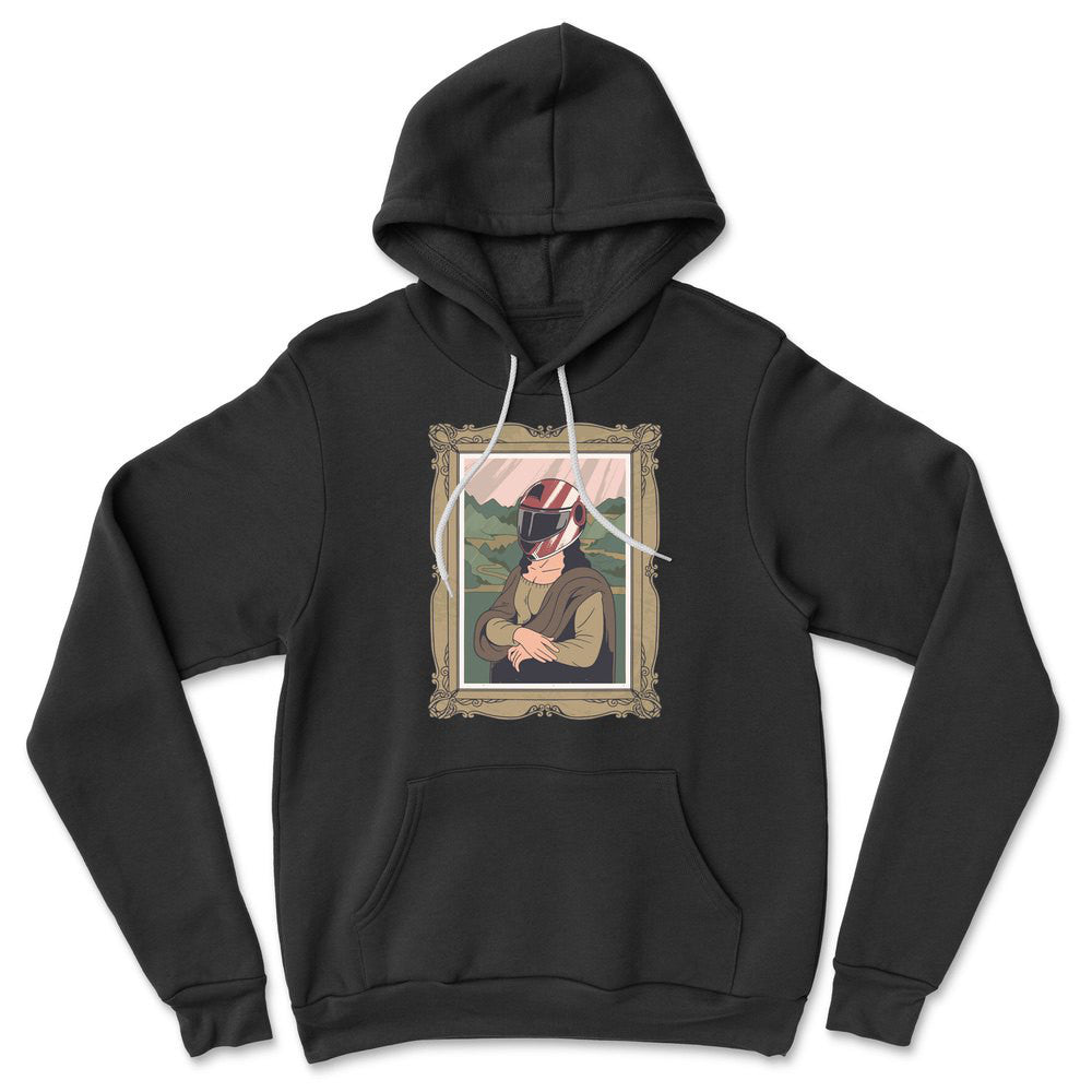 Monalisa Helmet Hoodie in Black color