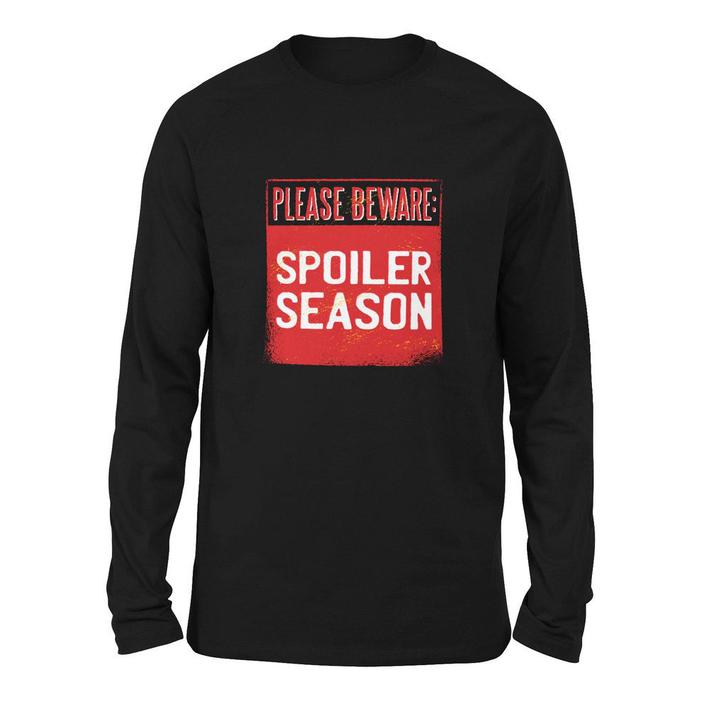 Spoiler Alert Men/Unisex Drop Shoulder Sweatshirt in Black color