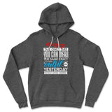 Monday, The Only Day You Can Wear The Same Exact Outfit As Yesterday Without Anyone Knowing Hoodie in Dark Grey Heather color