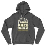 How Many Ways To Write Error Free Programs Hoodie in Dark Grey Heather color