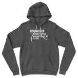 I Have 2 Problems Hoodie in Dark Grey Heather color