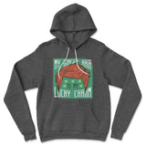 My Ginger Hair Is My Lucky Charm Hoodie in Dark Grey Heather color