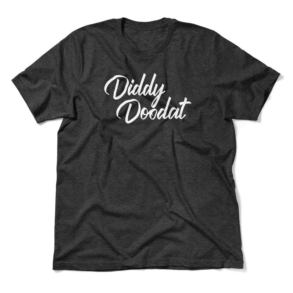 Diddy Doodat Men/Unisex T-Shirt in Dark Grey Heather color