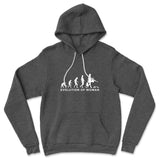 Female Evolution Hoodie in Dark Grey Heather color
