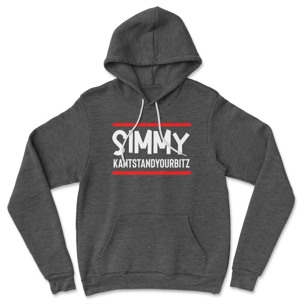 Simmy Kantstandyourbitz Hoodie in Dark Grey Heather color