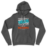 I'm Not Totally Useless, I Can Be Used As A Bad Example Hoodie in Dark Grey Heather color