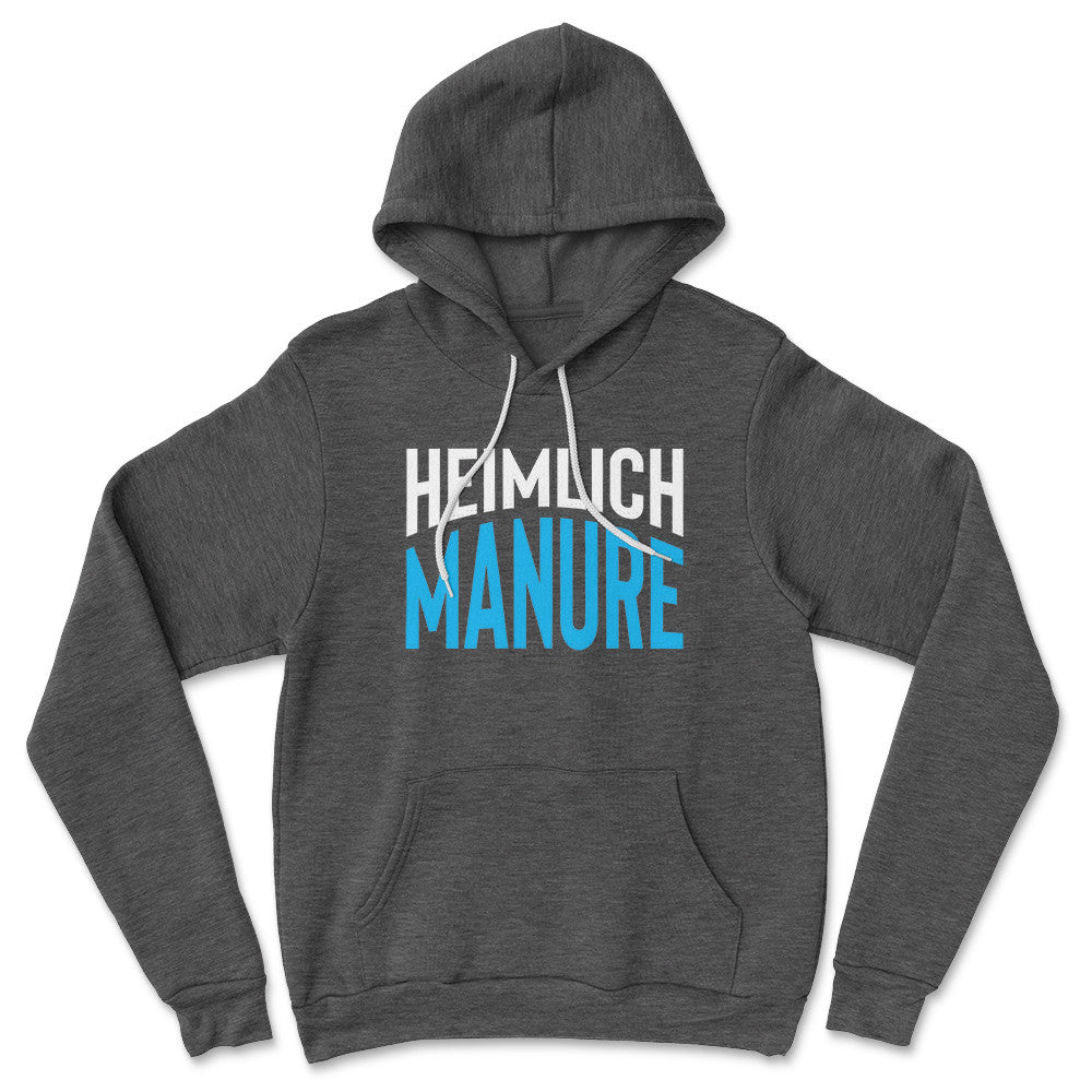 Heimlich Manure Hoodie in Dark Grey Heather color