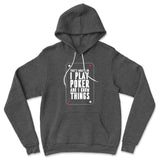 Play Poker Hoodie in Dark Grey Heather color