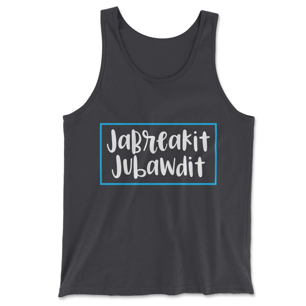 Jabreakit Jabawdit Men/Unisex Tank in Dark Grey color