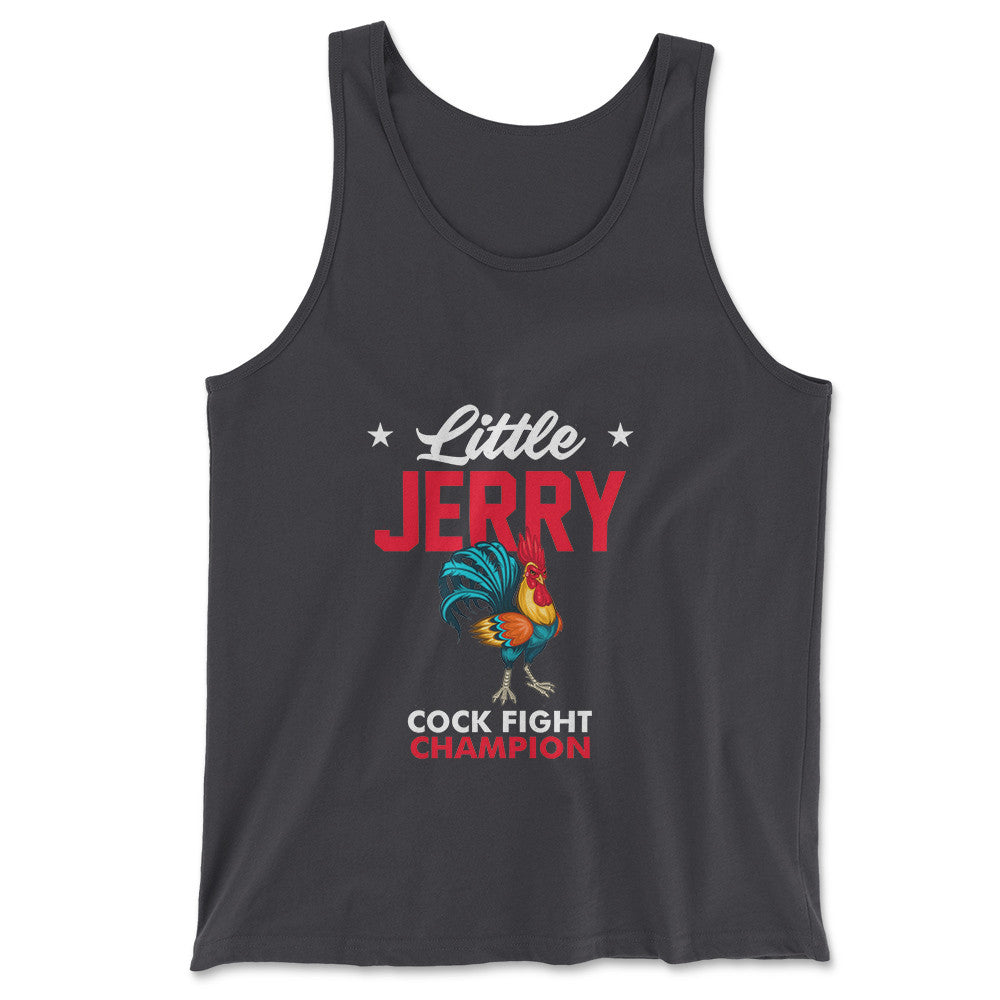 Little Jerry Men/Unisex Tank in Dark Grey color