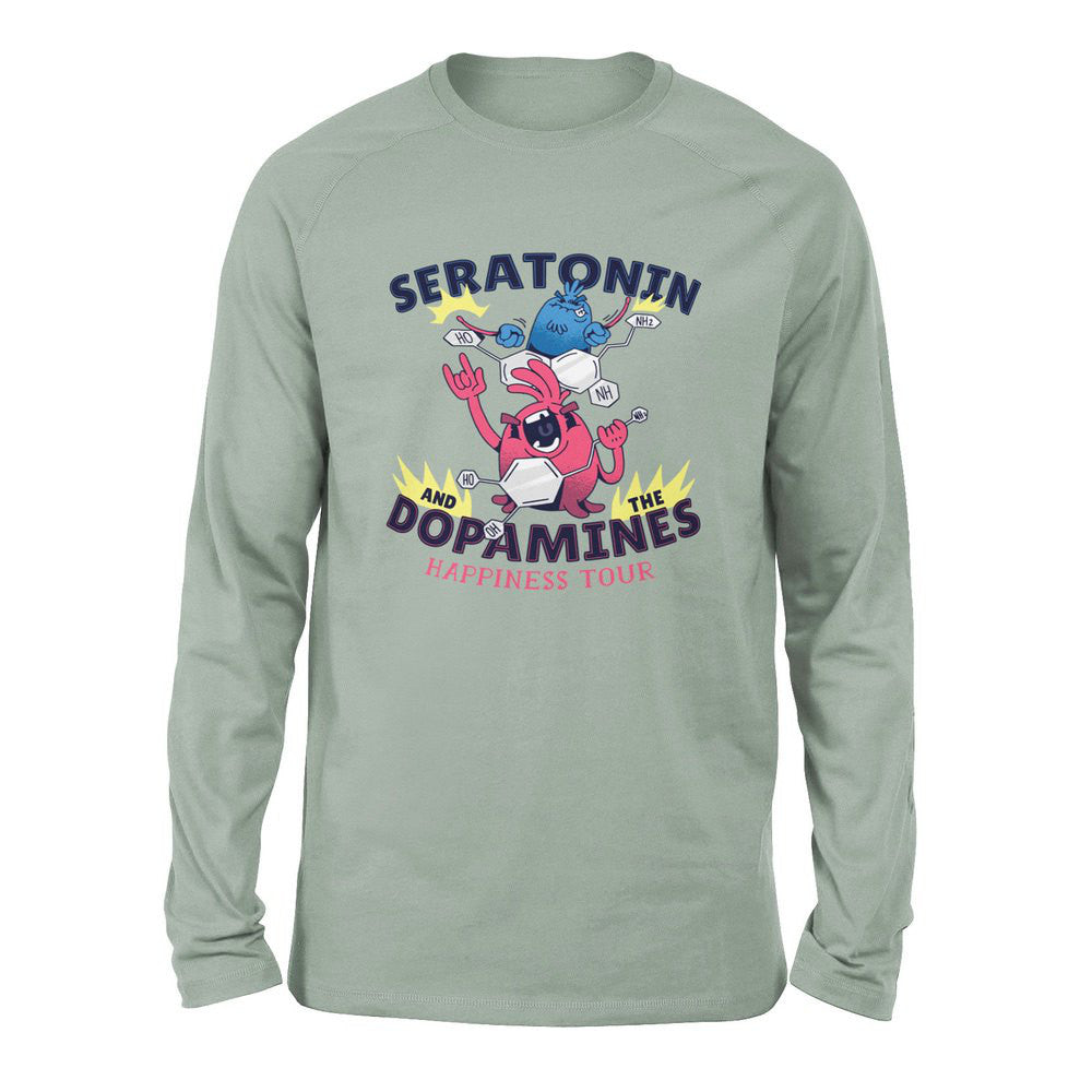 Molecules Rock Men/Unisex Drop Shoulder Sweatshirt in Dusty Blue color