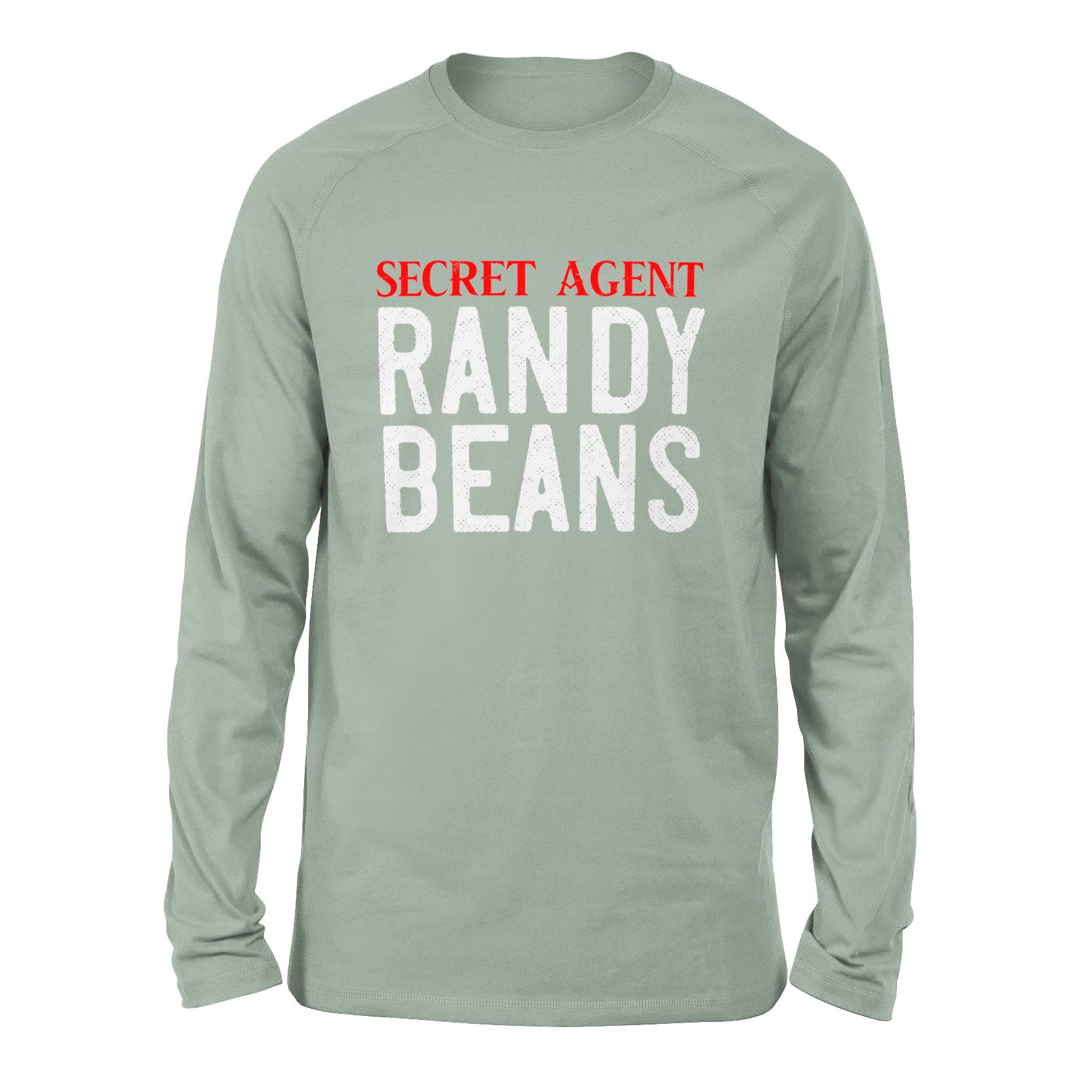 Secret Agent Randy Beans Men/Unisex Drop Shoulder Sweatshirt in Dusty Blue color