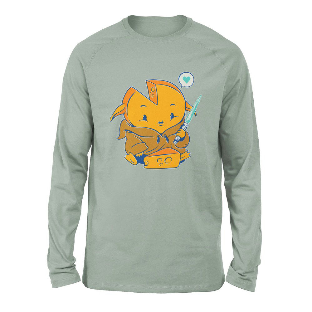 Baby Gouda Men/Unisex Drop Shoulder Sweatshirt in Dusty Blue color