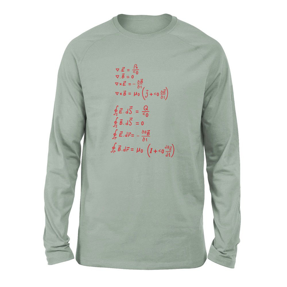 Physics Formula Men/Unisex Drop Shoulder Sweatshirt in Dusty Blue color