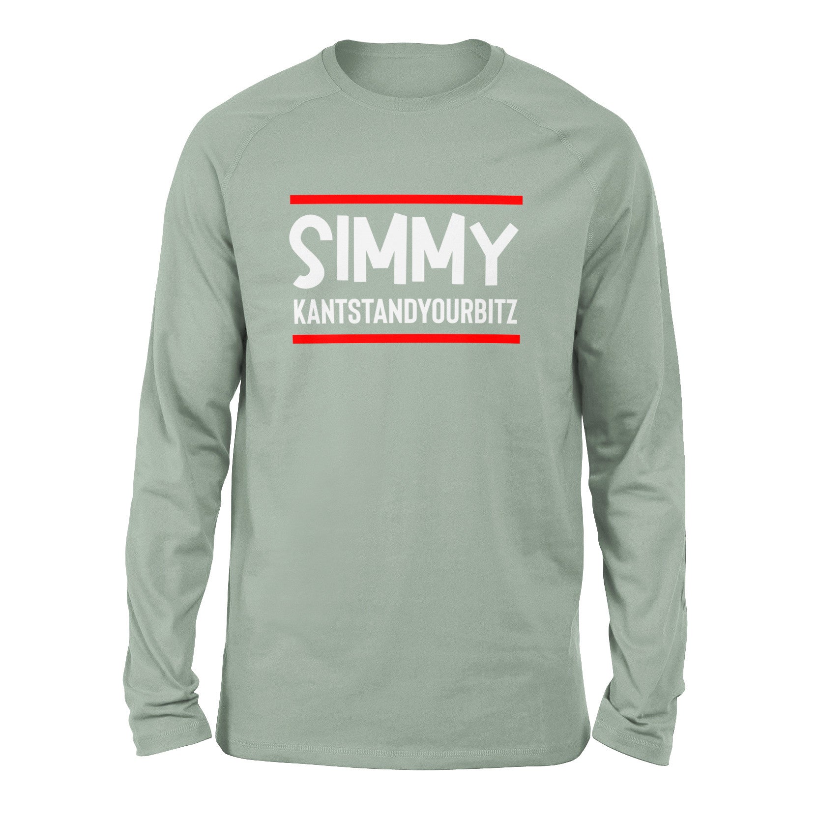 Simmy Kantstandyourbitz Men/Unisex Drop Shoulder Sweatshirt in Dusty Blue color