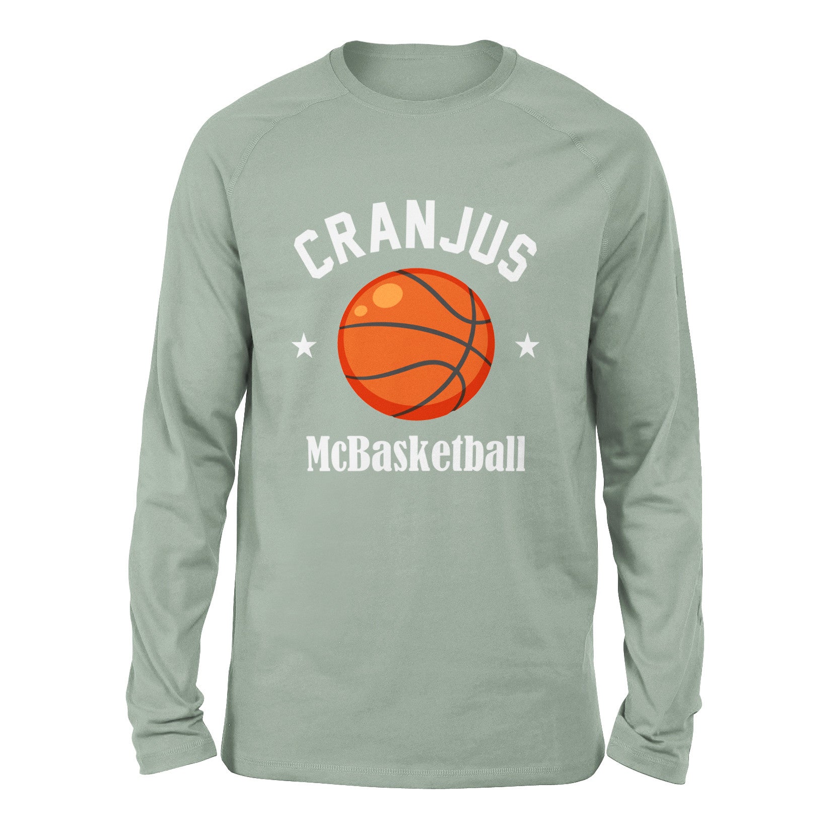 Cranjus Mcbasketball Men/Unisex Drop Shoulder Sweatshirt in Dusty Blue color