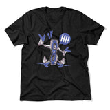 Quadcopter Robot Men/Unisex T-Shirt in Heather Black color