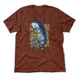 Old Nokia Cellphone Men/Unisex T-Shirt in Heather Clay color