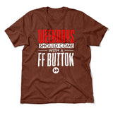 Weekdays Should Come With A Ff Button Men/Unisex T-Shirt in Heather Clay color