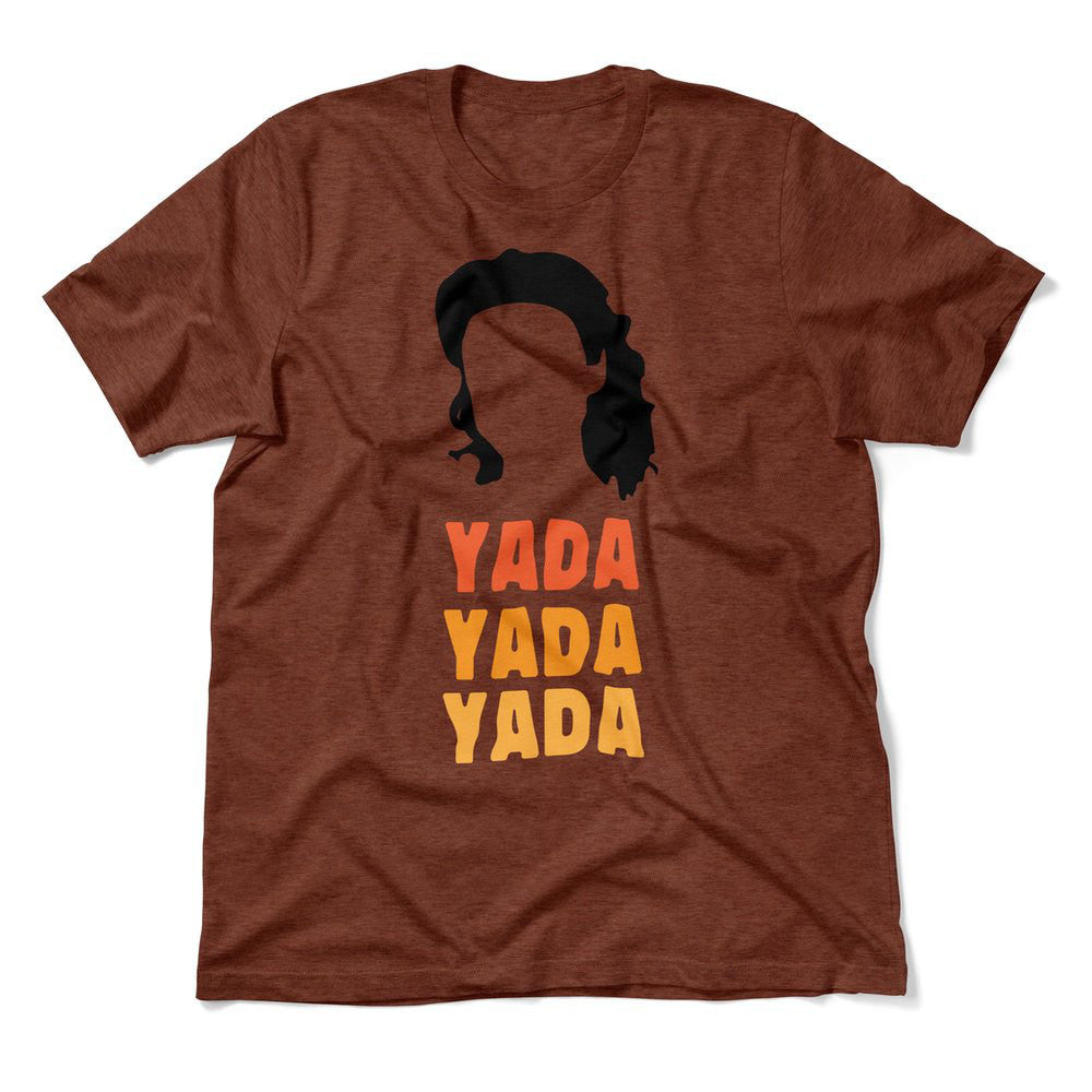 Yada-yada-yada Men/Unisex T-Shirt in Heather Clay color