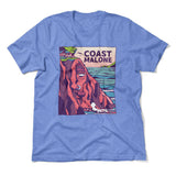 Coast Malone Men/Unisex T-Shirt in Heather Columbia Blue color