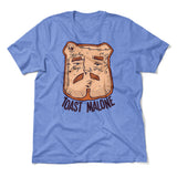 Toast Malone Men/Unisex T-Shirt in Heather Columbia Blue color