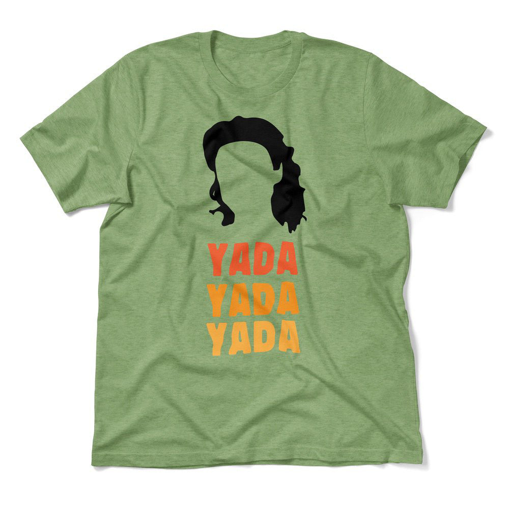 Yada-yada-yada Men/Unisex T-Shirt in Heather Green color