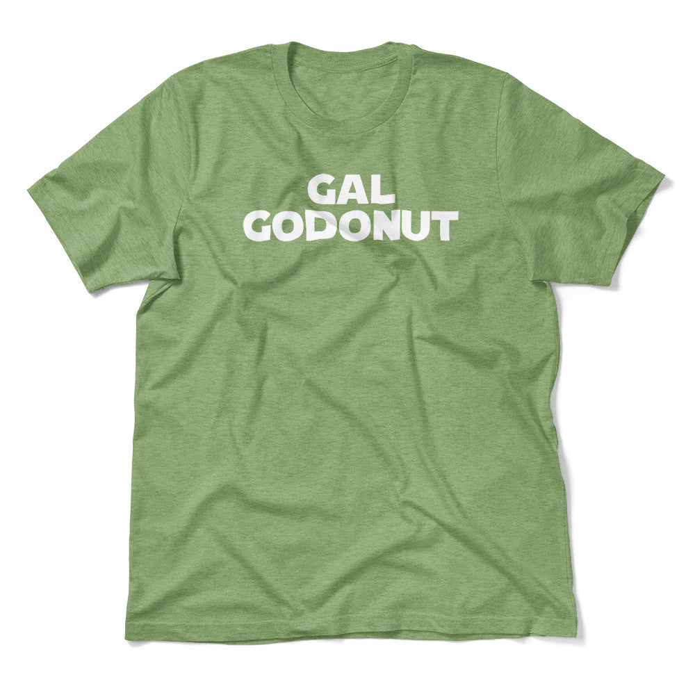 Gal Godonut Men/Unisex T-Shirt in Heather Green color