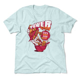 Power Loops Men/Unisex T-Shirt in Heather Ice Blue color