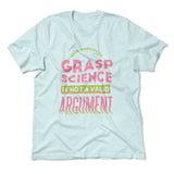 Not A Valid Argument Men/Unisex T-Shirt in Heather Ice Blue color