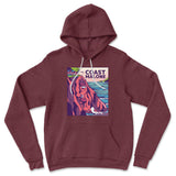 Coast Malone Hoodie in Heather Maroon color