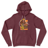 Indian Guru - Baba Marley Hoodie in Heather Maroon color