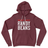 Secret Agent Randy Beans Hoodie in Heather Maroon color