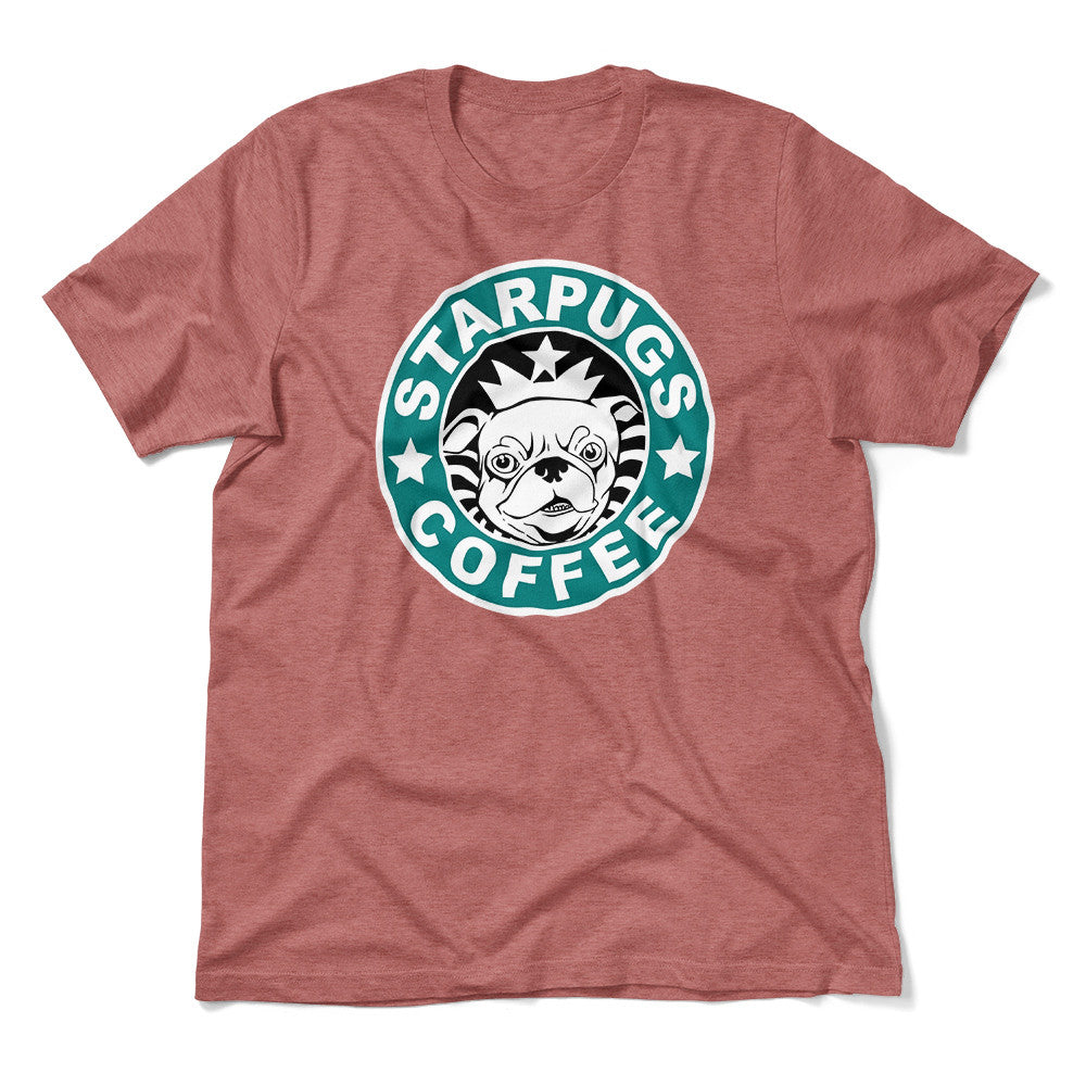 Starpugs Coffee Men/Unisex T-Shirt in Heather Mauve color