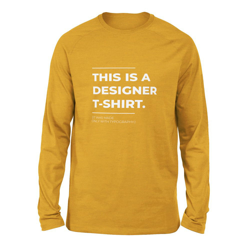 Designer Tshirt Men/Unisex Drop Shoulder Sweatshirt in Heather Mustard color