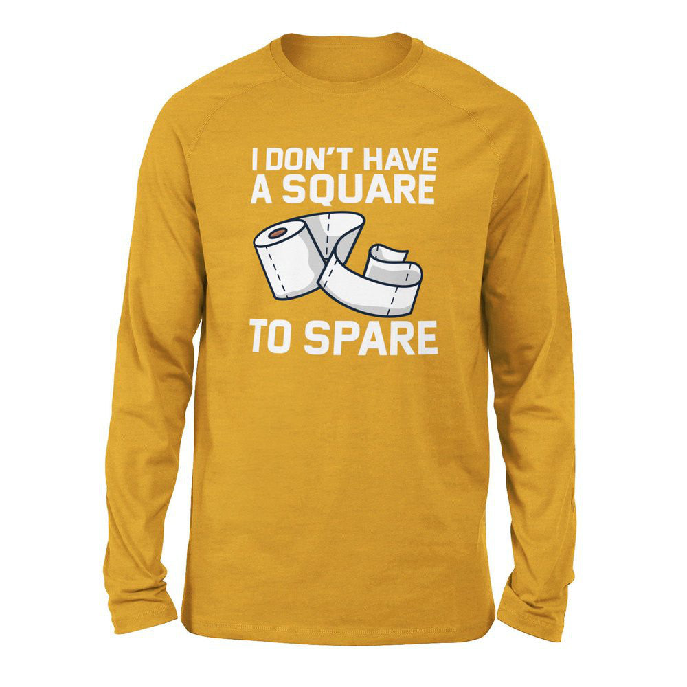 I Don't Have A Square To Spare Men/Unisex Drop Shoulder Sweatshirt in Heather Mustard color