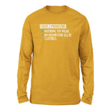 I Have 2 Problems Men/Unisex Drop Shoulder Sweatshirt in Heather Mustard color