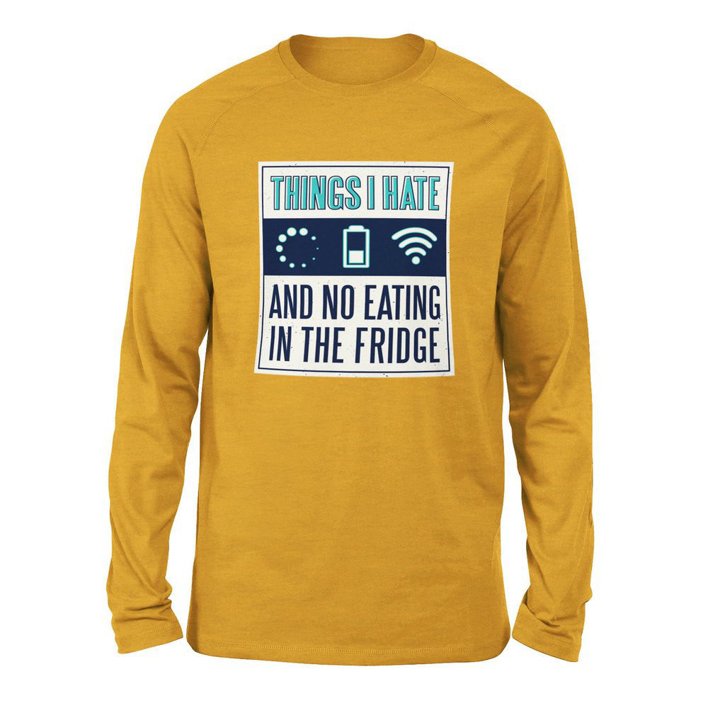 Things I Hate Men/Unisex Drop Shoulder Sweatshirt in Heather Mustard color